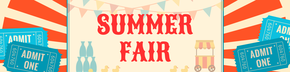 Banner for Summer Fair event