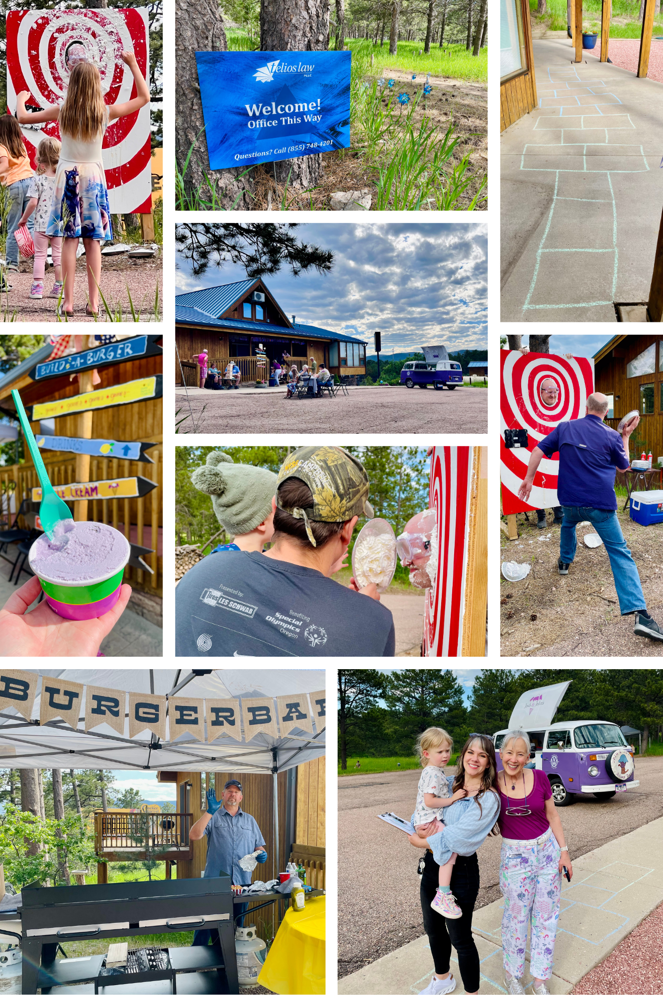 Photo collage from Summer Fair event