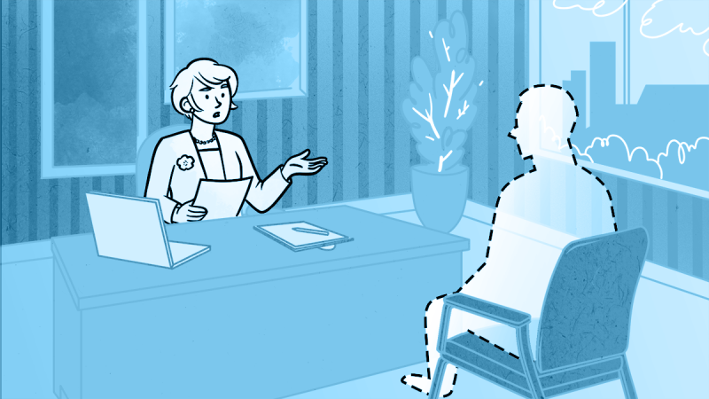A missing interviewee